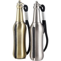 Stainless steel bottle shape permanent lighter match