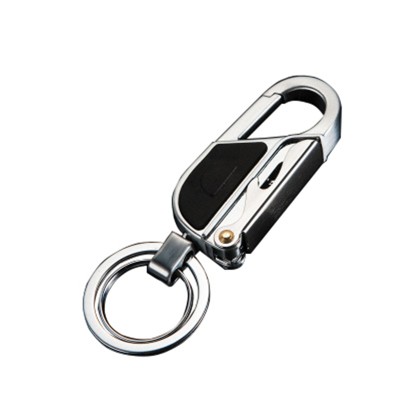 ZB-8752YSK China yanzhen luxury creative metal car keychain with beer openning and led light   for men wholesale for gifts